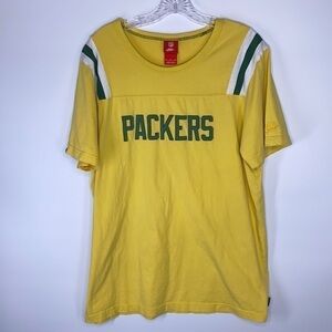 Nike Green Bay Packers Red Tag Tshirt Size XL